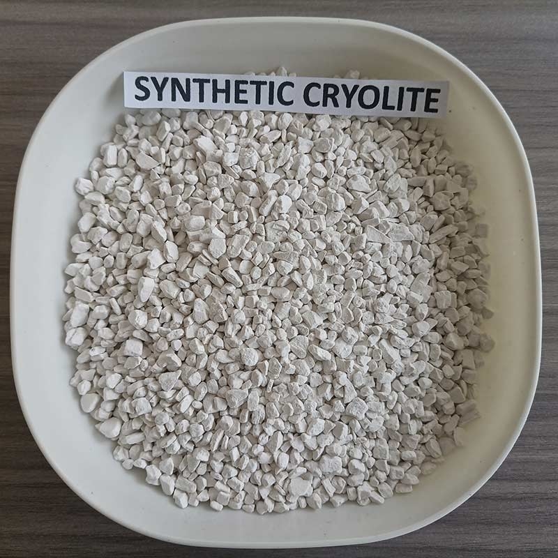 Cryolite sintetica di grado reagente 99% Na3AIF6 Per agenti di rimozione di scorie, utilizzati come flusso per l'elettrolisi dell'alluminio