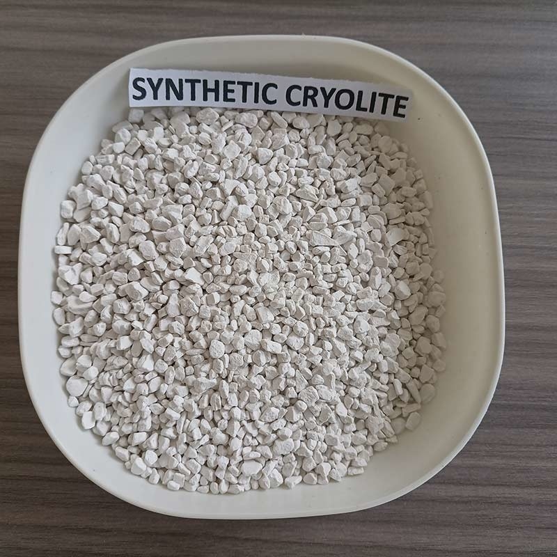 Cryolite sintetica di grado reagente 99% Na3AIF6 Per agenti di rimozione di scorie, utilizzati come flusso per l'elettrolisi dell'alluminio