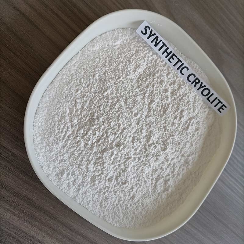 98% Min Purezza Cryolite sintetica Na3alf6 / Cryolite Aluminio Fluoruro di sodio per alluminio