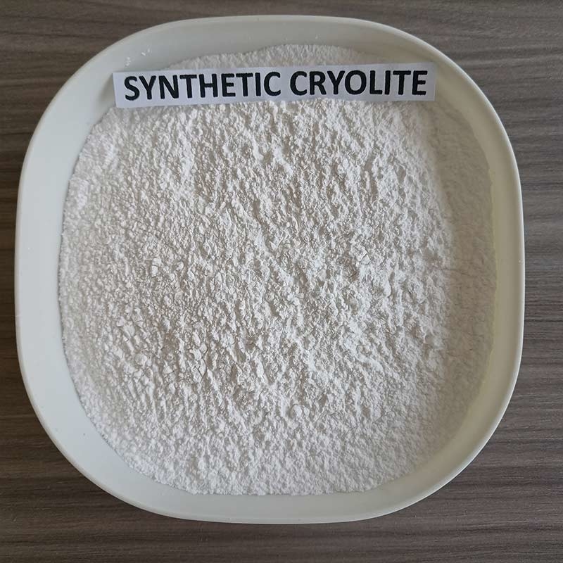 98% Min Purezza Cryolite sintetica Na3alf6 / Cryolite Aluminio Fluoruro di sodio per alluminio