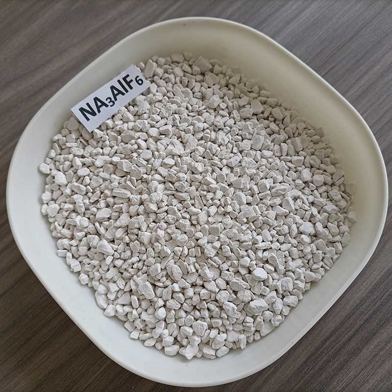 98% Min Purezza Cryolite sintetica Na3alf6 / Cryolite Aluminio Fluoruro di sodio per alluminio