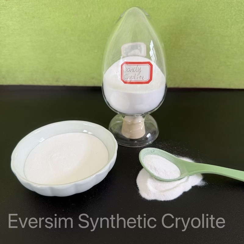 Chimico inorganico bianco sabbioso Na3AlF6 CH-1/CM-1 Criolite sintetica per l'industria della ceramica e degli smalti