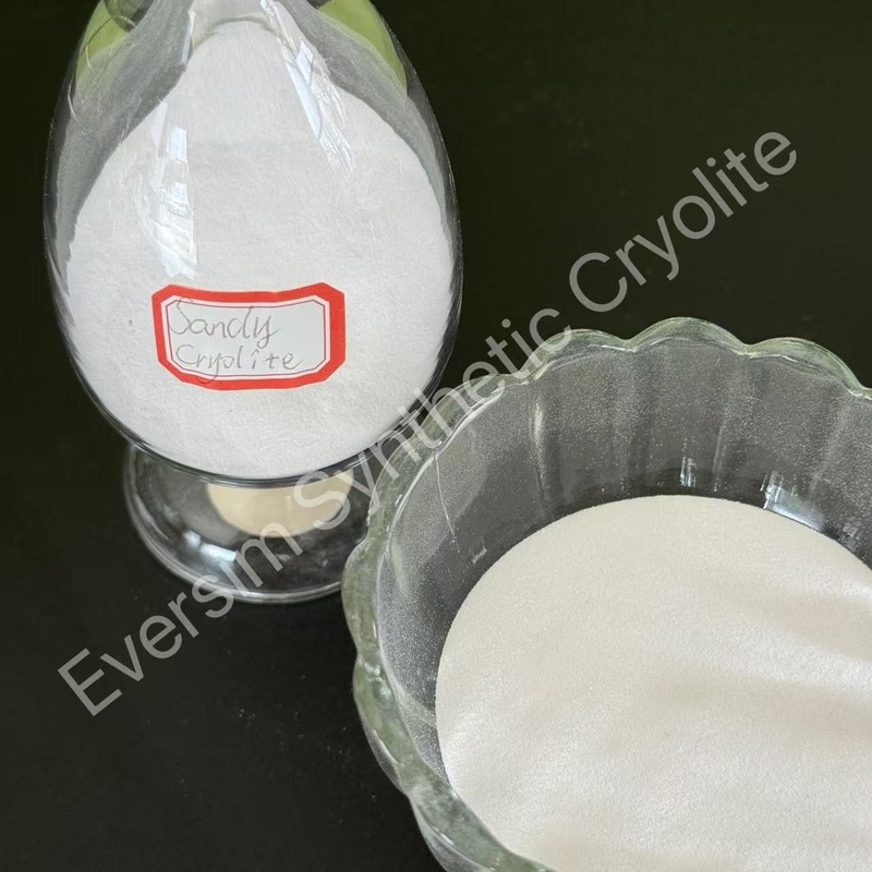 Prodotto chimico di alta qualità CAS13775-53-6 Cryolite sintetico di sabbia bianca per l'industria dell'alluminio elettrolitico