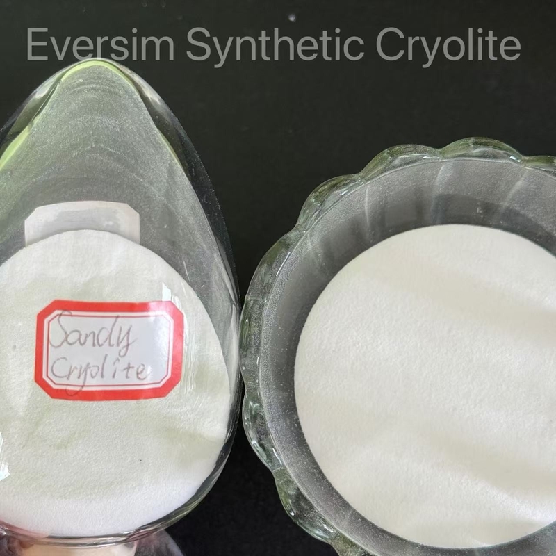 Prodotto chimico di alta qualità CH-1/CM-1 di sabbia bianca Cryolite sintetica Na3AlF6 per l'industria ceramica