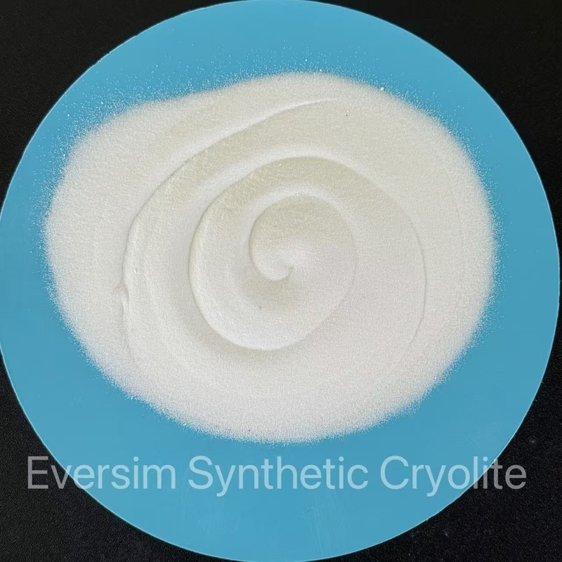 CAS15096-52-3 Alta purezza 99,2% Cryolite sintetico sabbioso bianco per l'industria dell'alluminio