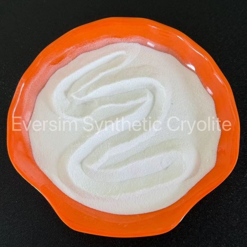 325 Maglia purezza 98% Cryolite sintetico Na3AlF6 Usato come fluido per agenti di saldatura