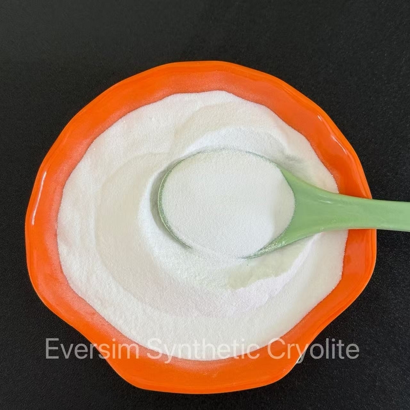 325 Maglia purezza 98% Cryolite sintetico Na3AlF6 Usato come fluido per agenti di saldatura