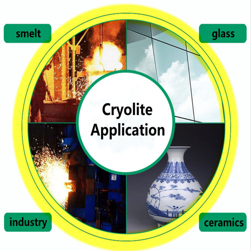 Criolite 13775-52-5 del potassio di alta qualità per il fluoruro di alluminio del potassio di cambiamento continuo di saldatura