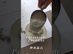 Cryolite di potassio grigio